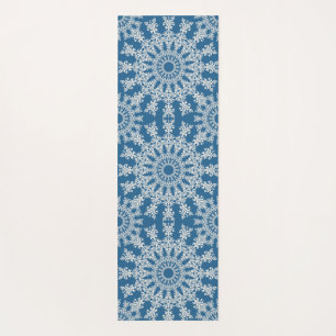 Esterilla De Yoga La alfombra azul de yoga mandala