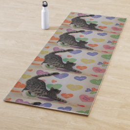 Esterilla De Yoga La alfombra de yoga para gatos descendente (1 lado