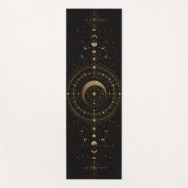 Esterilla De Yoga La alineación lunar – Geometría sagrada celestial