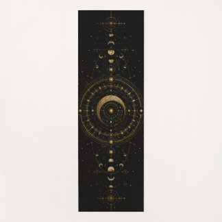 Esterilla De Yoga La alineación lunar – Geometría sagrada celestial