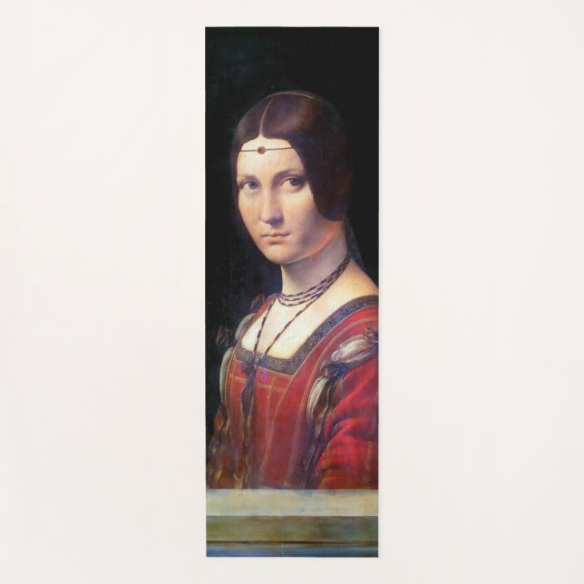Esterilla De Yoga La Belle Ferronniere, Leonardo da Vinci (Anverso)