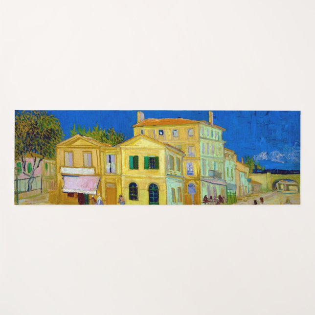 Esterilla De Yoga La casa amarilla, Van Gogh (Anverso (horizontal))