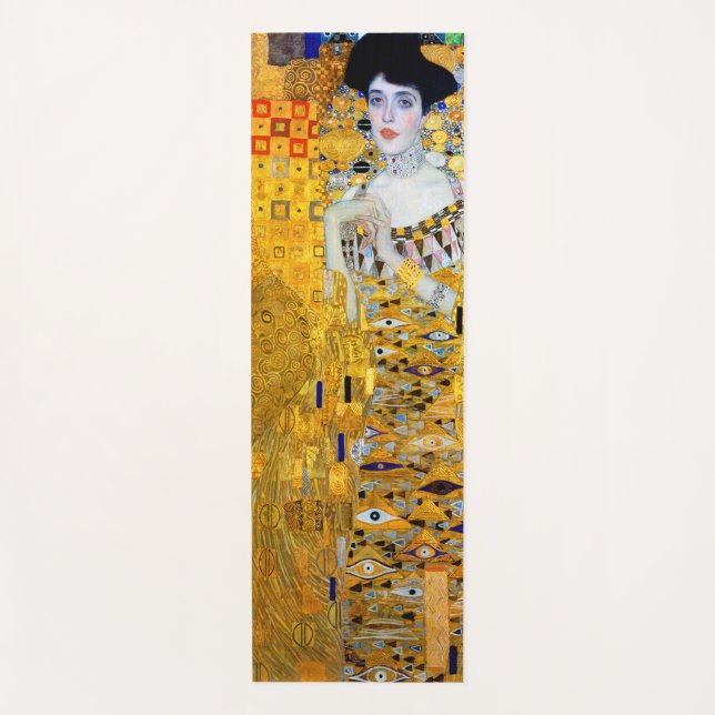 Esterilla De Yoga La Dama del Oro, Gustav Klimt (Anverso)