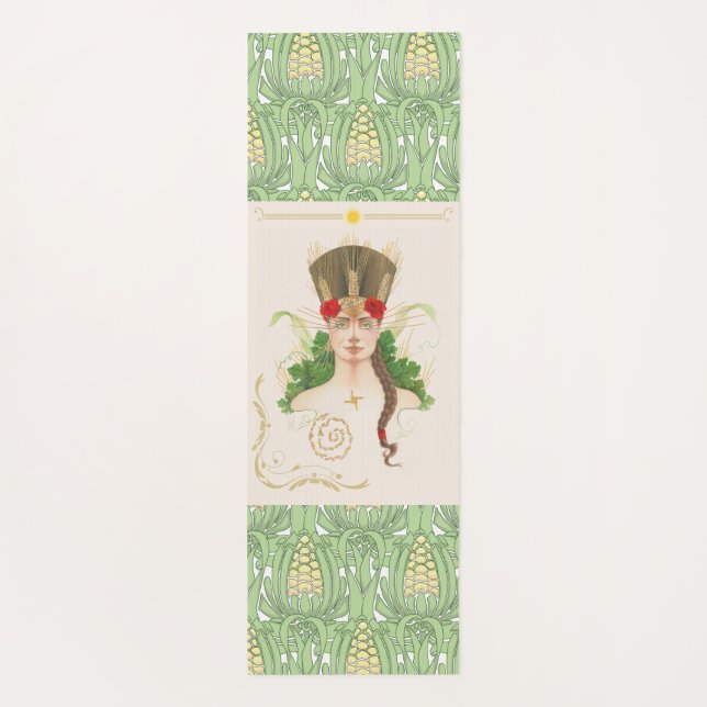 Esterilla De Yoga La diosa de Lughnasadh Tailtiu (Reverso)