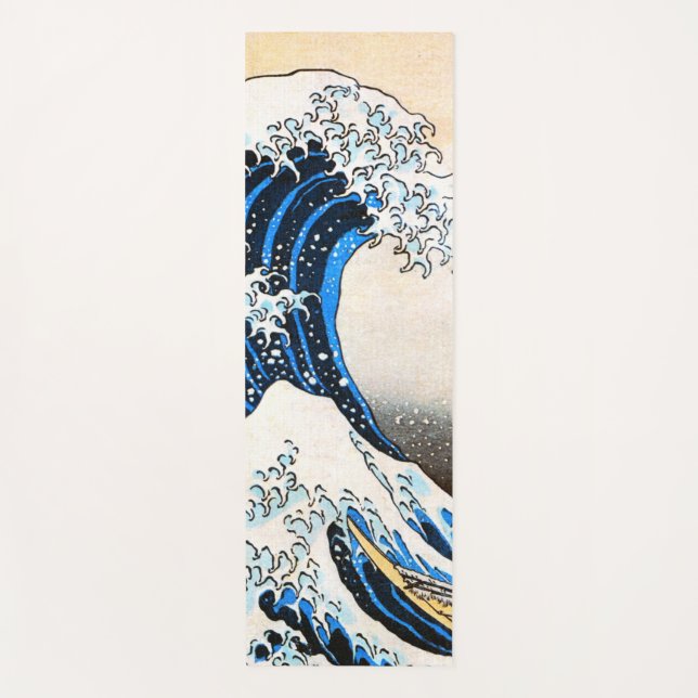 Esterilla De Yoga La Gran Ola de Kanagawa, Hokusai (Anverso)