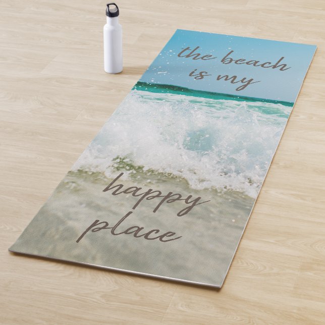 Esterilla De Yoga La playa es mi lugar feliz (In situ)