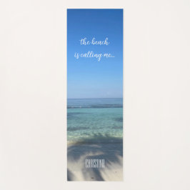 Esterilla De Yoga La playa me llama personalizada