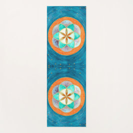 Esterilla De Yoga La semilla de la vida acuarela