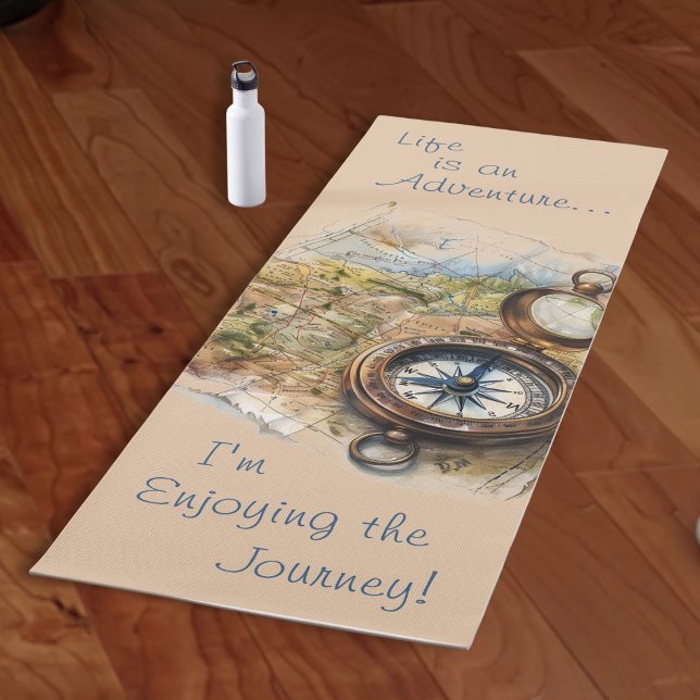 Esterilla De Yoga La vida es una aventura (Subido por el creador)