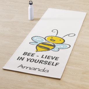 Esterilla De Yoga La Vida Personalizada De Abeja En Su Propio Estado