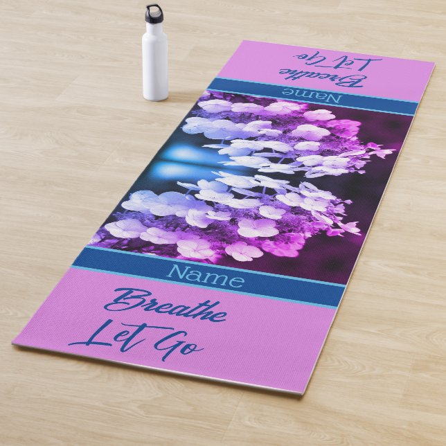 Esterilla De Yoga Lacecap Hydrangea Flor Personalizada (In situ)