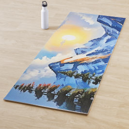 Esterilla De Yoga Lago de montaña: Vista panorámica