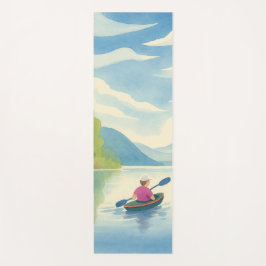 Esterilla De Yoga Lake Kayak Matching Left Watercolor
