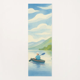 Esterilla De Yoga Lake Kayak Matching Right Watercolor