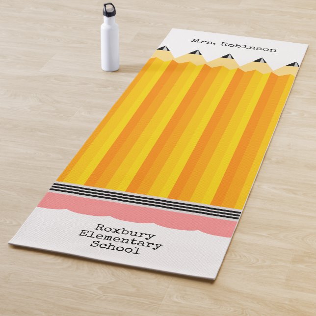 Esterilla De Yoga Lápiz docente con nombre (In situ)