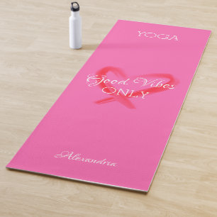 Esterilla De Yoga Las buenas vibraciones sólo son gráficos del cor