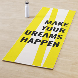 Esterilla De Yoga Las franjas amarillas modernas y hacen que tu sueñ