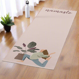 Esterilla De Yoga Las Mujeres Boho Modernas Se Mueven Namaste Yogi P