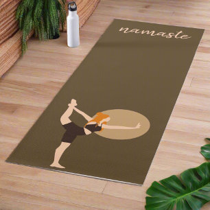 Esterilla De Yoga Las mujeres del yoga ejercen sus poesías Namaste Y