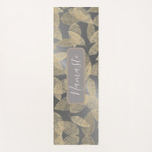 Las plumas de oro en plata sucia personalizadas