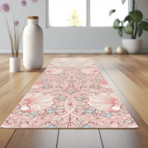 Esterilla De Yoga Lavanda impermeable y rosa mojado William Morris
