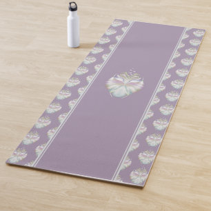 Esterilla De Yoga Lechuza Oracle Púrpura Pastel
