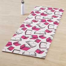 Lector de libros bibliotecarios Pink White