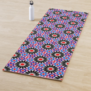Esterilla De Yoga Legado Mosaico: Arte Zellige Andaluz Marroquí