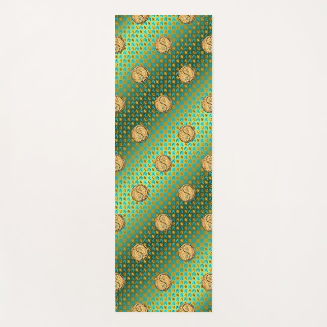 Esterilla De Yoga Leo & Fire Dog (Anverso)