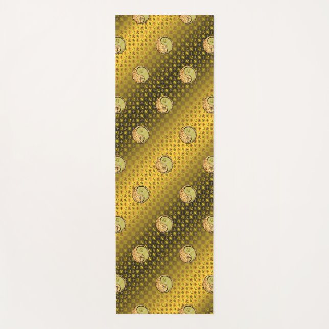 Esterilla De Yoga León y caballo Metalizado (Anverso)