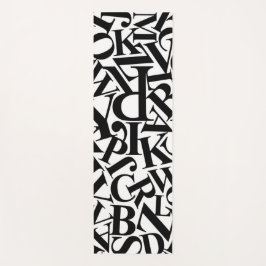 Esterilla De Yoga Letras de alfabeto