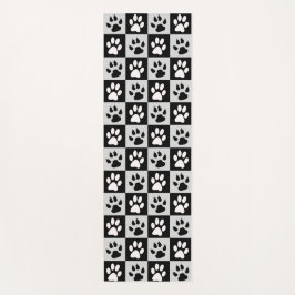 Esterilla De Yoga Leyes y patas blancas negras