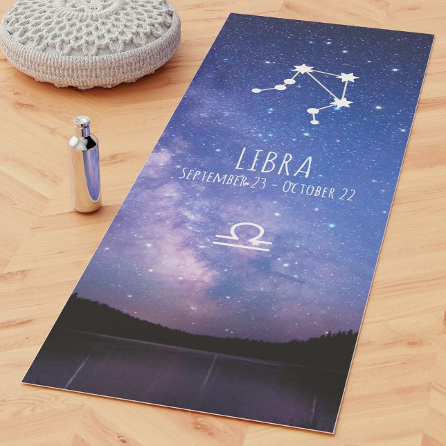 Esterilla De Yoga Libra | Astrología Zodiaca Personalizada (Subido por el creador)