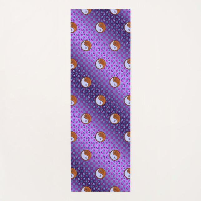 Esterilla De Yoga Libra y Boar de Madera (Anverso)