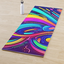 Esterilla De Yoga Lienzo cósmico: Un universo de color