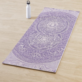 Esterilla De Yoga **Lilac Suave Mandala Espiritual Yoga Alfombra