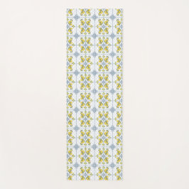 Esterilla De Yoga Limón de País Francés con Acuarela Azul