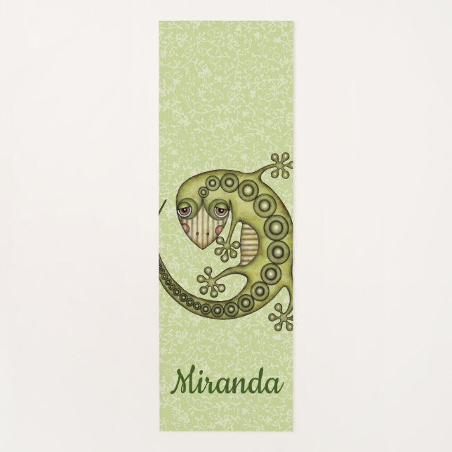 Esterilla De Yoga Lizard verde (Anverso)