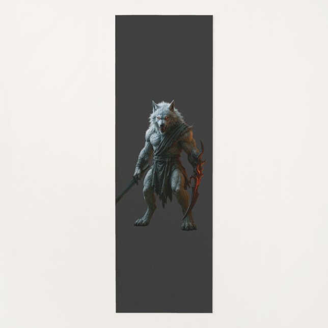 Esterilla De Yoga Lobo Ártico (Anverso)
