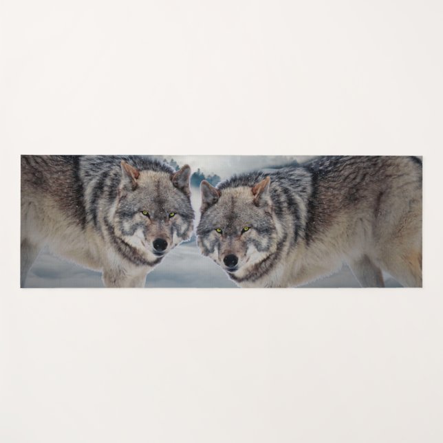 Esterilla De Yoga Lobos (Anverso (horizontal))
