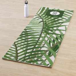 Esterilla De Yoga Logotipo comercial promocional del árbol de palmer