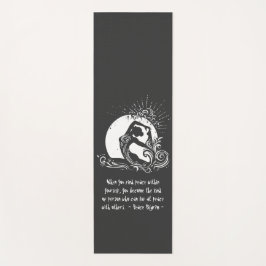 Esterilla De Yoga Logotipo de la manga de yoga King Pigeon Pose de c