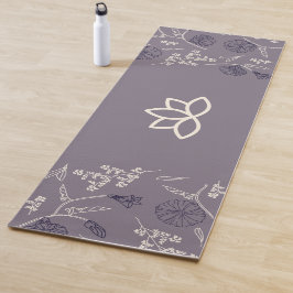 Esterilla De Yoga Logotipo personalizar Lotus moderno