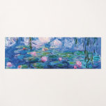 Esterilla De Yoga Los lirios de agua de Claude Monet<br><div class="desc">Visita mi tienda para un diseño más interesante y más opciones de color => zazzle.com/iwheels*</div>