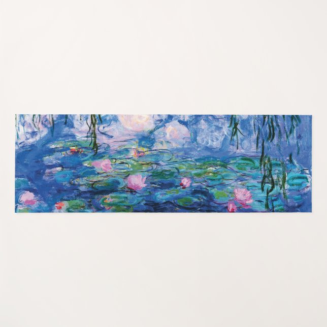 Esterilla De Yoga Los lirios de agua de Claude Monet (Anverso (horizontal))