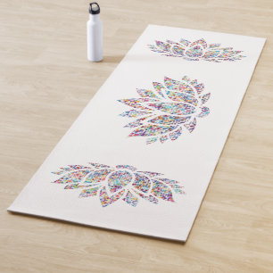 Esterilla De Yoga Lotus con modelo de confeti