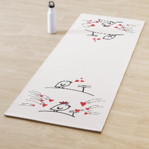 Esterilla De Yoga LOVE ECHO - Aves cómicas Tweetlercools 1
