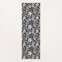 ESTERILLA DE YOGA LUAU TIKI PATTERN (CHARCOAL)