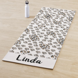 Esterilla De Yoga Luxe modern animalprint be brave girl