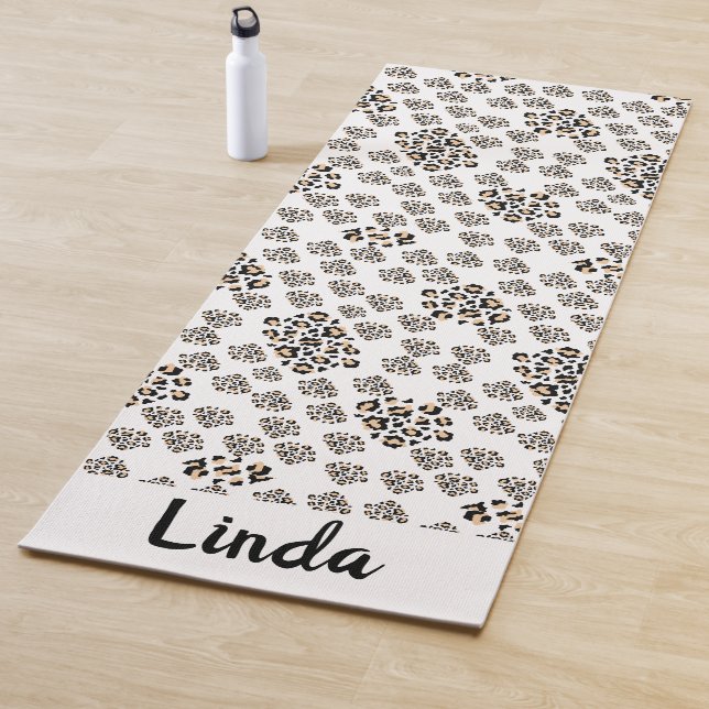 Esterilla De Yoga Luxe modern animalprint be brave girl (In situ)